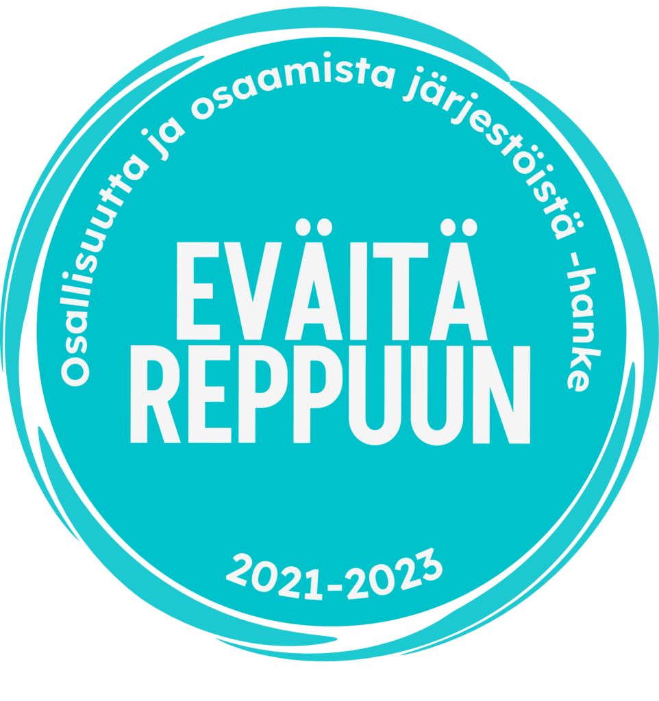 Eväitä reppuun -hankkeen logo